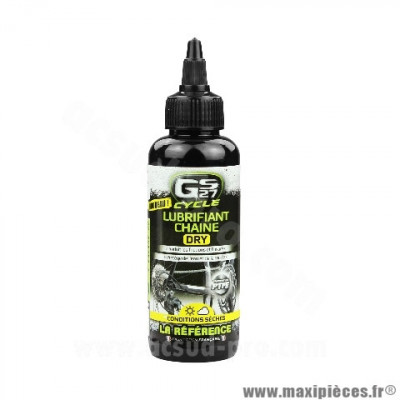 Lubrifiant chaine dry marque GS-27 cycles 125ml