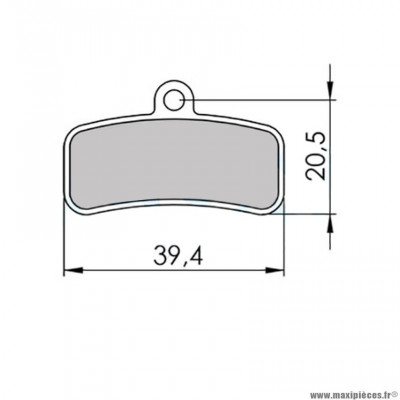 Plaquettes frein VTT 36 marque Clarks adaptateur shimano saint/zee m640/810/820 semi metallique