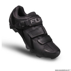 Chaussures vélo VTT marque FLR elite f65 taille 41 couleur noir 2 bandes auto agrippäntes + clic