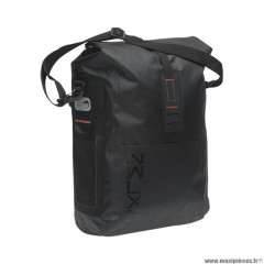 Sacoche vélo porte bagage marque Newlooxs varo couleur noir 100% etanche - 20 litres - 280x430x170mm