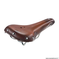 Selle vélo loisir marque Monte Grappa smc 1 charleston cuir veritable