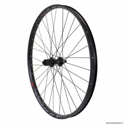 Roue VTT 27.5p plus trucky disc arrière noir moyeu centerlock mt400 11-10 vitesses pour axe traversant 12-142 pour pneu 27.5x2.50-3.00 Vélox