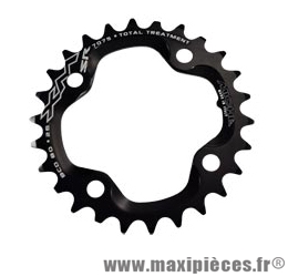 Plateau 26 dents VTT double diamètre 80 intérieur noir 4 branches 10v comp. sram x0/xx marque Miche - Pièce Vélo