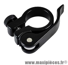 Collier tige de selle BMX d25.4 mm noir alu + serrage rapide marque Atoo - Matériel pour Vélo