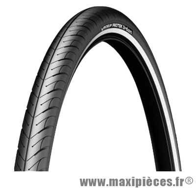 Pneu pour vélo tradi 20x1.50 protek tr noir flanc réfléchissant marque Michelin - Pièce Vélo