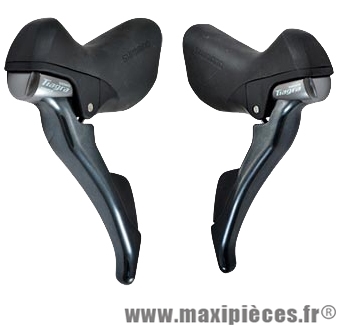 Levier/manette route 10v. tiagra 4703 triple gris fonce (paire) marque Shimano - Matériel pour Vélo