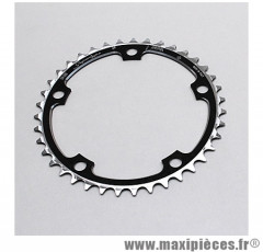 Plateau 38 dents route d.130 intérieur noir alu 9/10v. marque Miche - Pièce Vélo