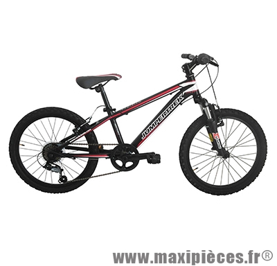 V lo VTT 20 devil suntour acier gar on 6v noir rouge taille 28 marque Jumpertrek VTT complet