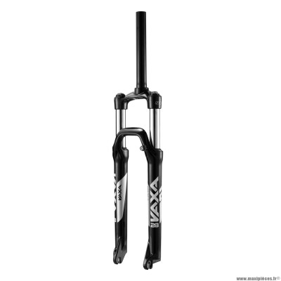 Fourche pour vélo VTT 27.5 pouces vaxa 28 couleur noir réglable-blocable au guidon deb. 100mm pivot lisse 295mm conique 1 pouces 1-2 -1p 1-8 - 28,6 extérieur pour disc marque Zoom