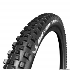 Pneu vélo VTT 27.5x2.80 marque Michelin wild am performance couleur noir (tubeless-tubetype)